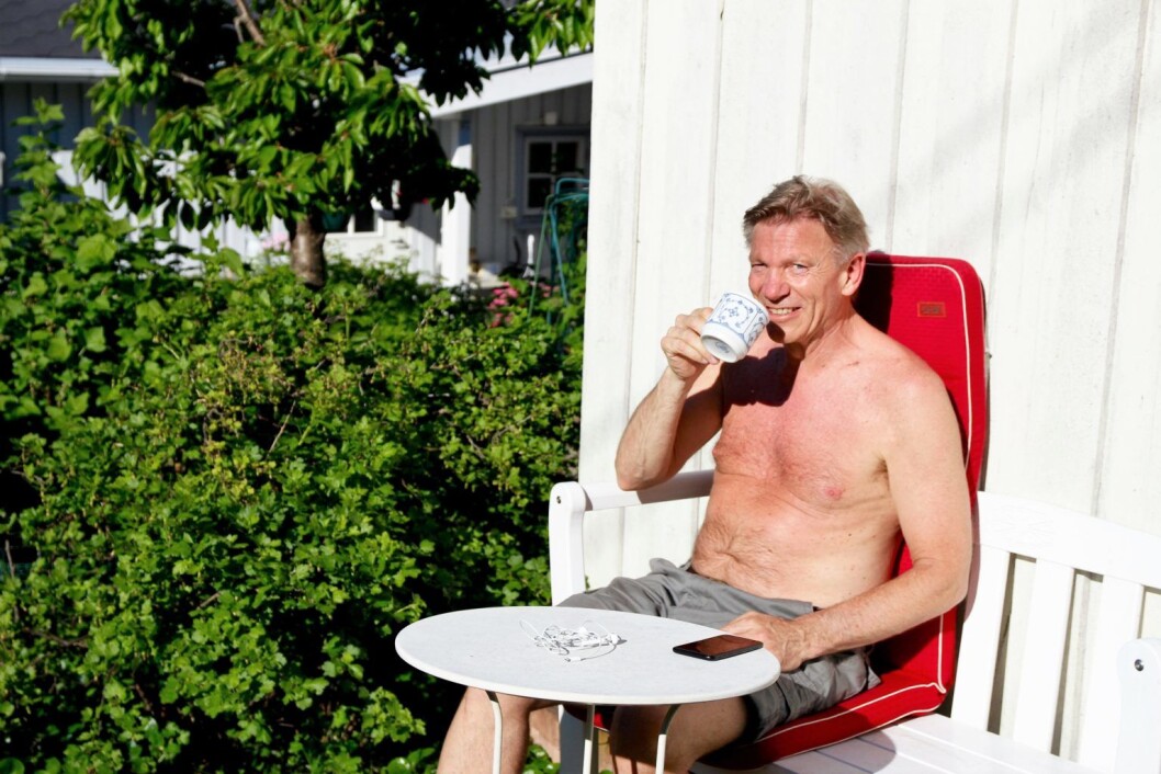 Dag Lydersen synes det ville være fint med en hevet hyttestandard og er villig til å betale for innlagt kloakk. Foto: Marthe Nymoen Dag Lydersen synes det ville være fint med en hevet hyttestandard og er villig til å betale for innlagt kloakk. Foto: Marthe Nymoen