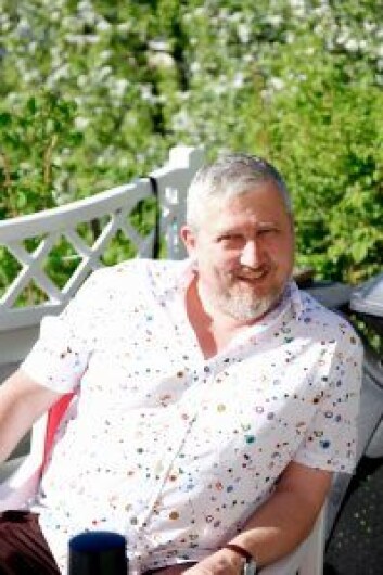 - Jeg renser ikke vannet jeg heller ut i hagen, forteller Horst Bentele. Foto: Marthe Nymoen - Jeg renser ikke vannet jeg heller ut i hagen, forteller Horst Bentele. Foto: Marthe Nymoen