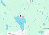 Kollisjonen mellom syklist og buss skjedde i Maridalen mandag kveld. Illustrasjon: Google maps