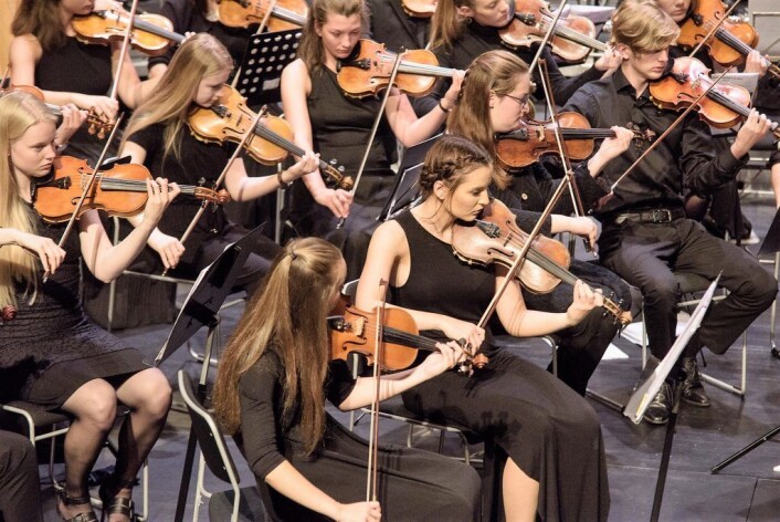 Norsk Ungdomssymfoniorkester. Foto: Stian Green Norsk Ungdomssymfoniorkester. Foto: Stian Green