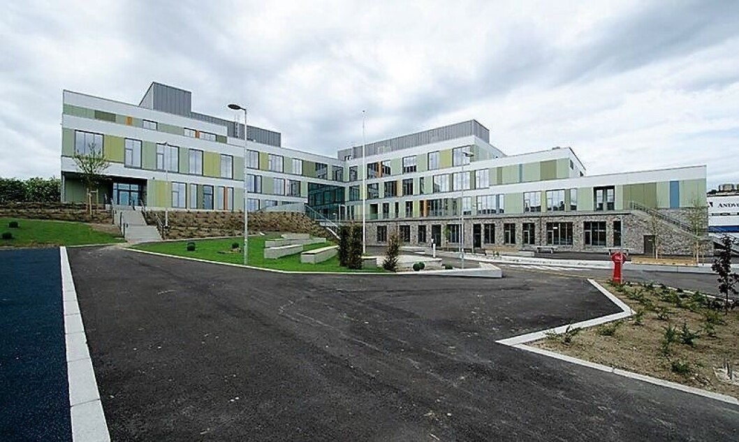 Splitter nye Vollebekk skole. Klar til første skoledag. Foto: Brekke & Strand Splitter nye Vollebekk skole. Klar til første skoledag. Foto: Brekke & Strand