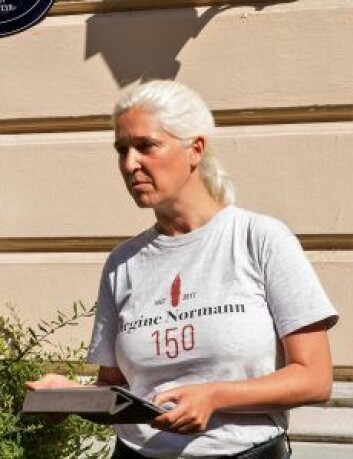 Dörte Giebel ble svært engasjert i livshistorien til Regine Normann. Foto: Kristijan Velkovski Dörte Giebel ble svært engasjert i livshistorien til Regine Normann. Foto: Kristijan Velkovski