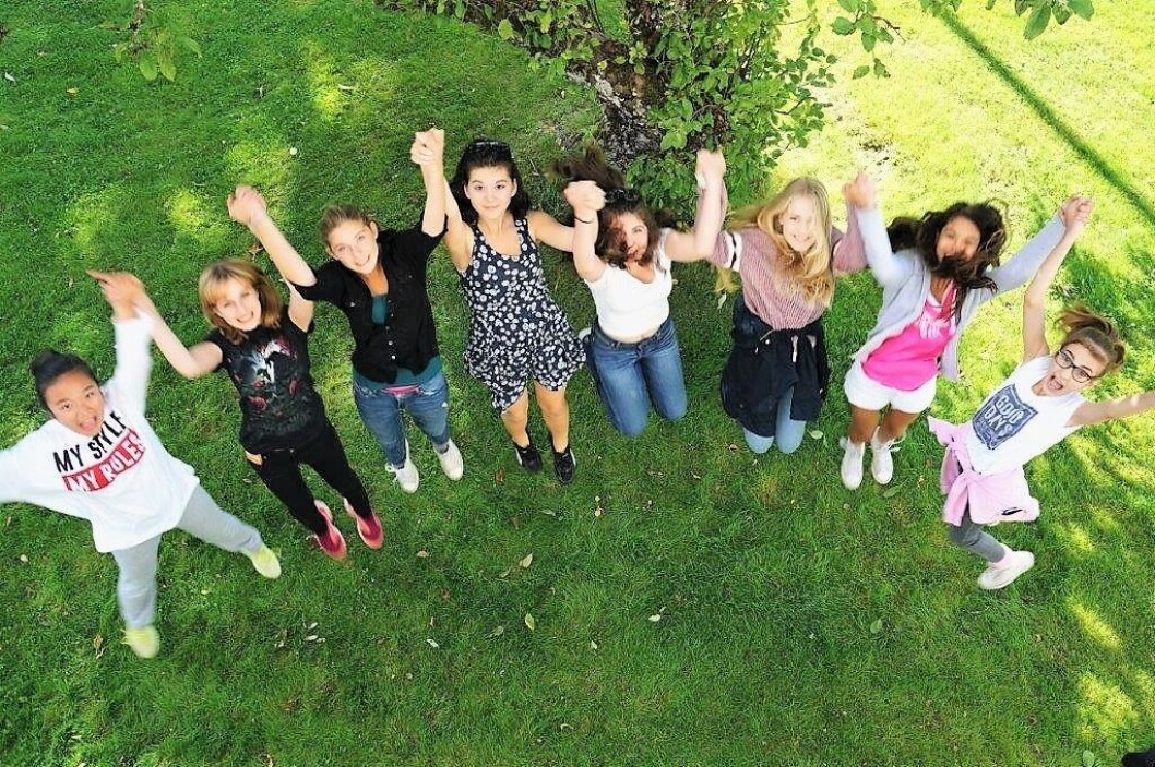 Her er en av Sisterhood-jentegruppene med base i Bydel Frogner. Foto: Sisterhood Her er en av Sisterhood-jentegruppene med base i Bydel Frogner. Foto: Sisterhood