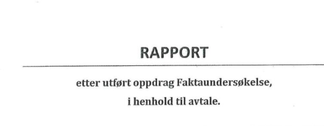 Fra rapporten Tinia AS har laget for bydel Grunerløkka, om den varslede mobbesaken i barnevernet. Foto: Skjermdump Fra rapporten Tinia AS har laget for bydel Grunerløkka, om den varslede mobbesaken i barnevernet. Foto: Skjermdump