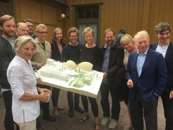 Disse menneskene, fra Naturhistorisk museum, Jens Ulltveit Moe, Lund Hagem arkitekter, Atelier Oslo og Expology står bak. Foto: Vegard Velle Disse menneskene, fra Naturhistorisk museum, Jens Ulltveit Moe, Lund Hagem arkitekter, Atelier Oslo og Expology står bak. Foto: Vegard Velle