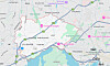 Ranet skjedde på Ullern, mens tre personer ble pågrepet på E6 ved Hvam nord for Oslo i retning Gardermoen. Illustrasjon: Google maps