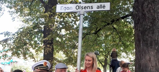 Nå kan du endelig vandre ned Egon Olsens allé