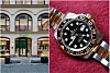 Fasade urmaker Bjerke Oslo nærbilde Rolex-klokke Foto: Urmaker Bjerke / Bsodmike / Wikimedia Commons