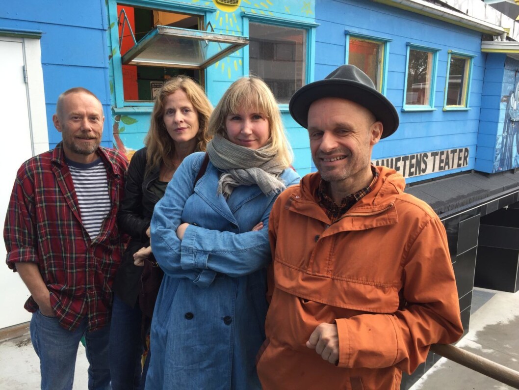 Personene bak utviklingen av Hausmania og Vega Scene (fra v.): Gunnar Gram Franck, Unnur Sande, Hege Aga Edelsteen og Harald Nissen (MDG). Foto: Vegard Velle Personene bak utviklingen av Hausmania og Vega Scene (fra v.): Gunnar Gram Franck, Unnur Sande, Hege Aga Edelsteen og Harald Nissen (MDG). Foto: Vegard Velle