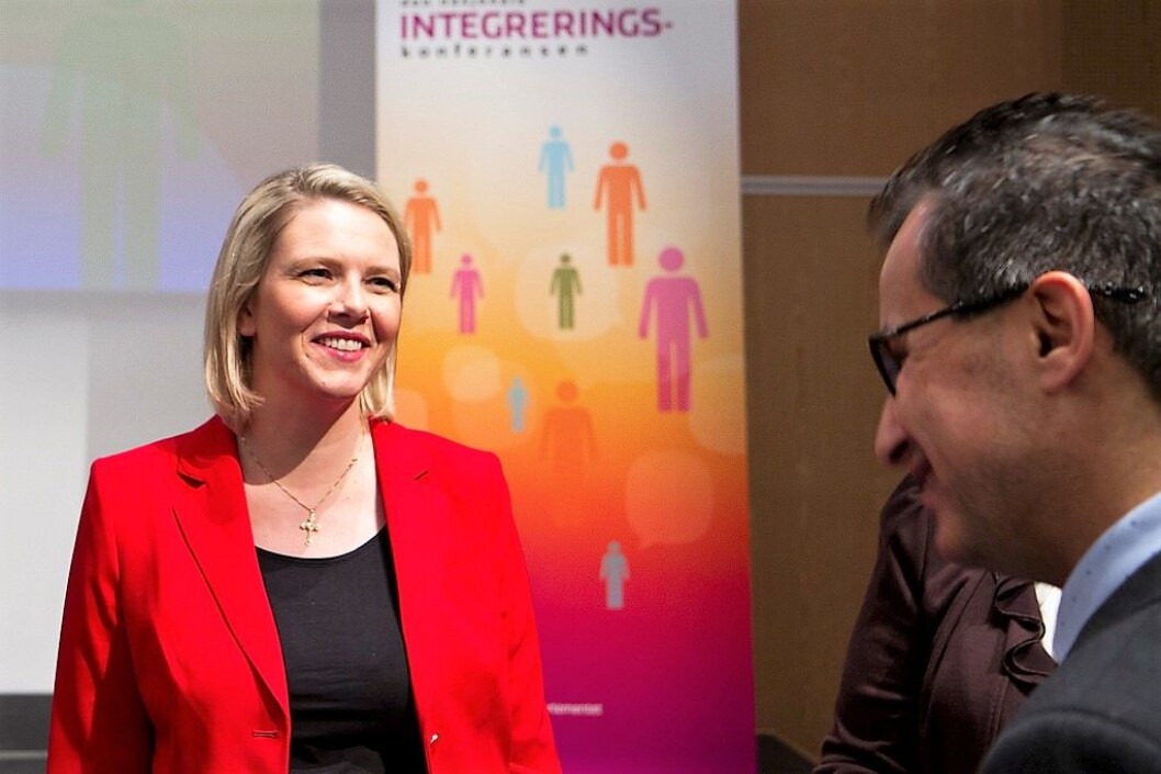 – En stemme til Venstre, er en stemme til Sylvi Listhaug som integreringsminister, sier Aisha Naz Bhatti (SP). Foto: Justis- og beredskapsdepartementet / Flickr – En stemme til Venstre, er en stemme til Sylvi Listhaug som integreringsminister, sier Aisha Naz Bhatti (SP). Foto: Justis- og beredskapsdepartementet / Flickr