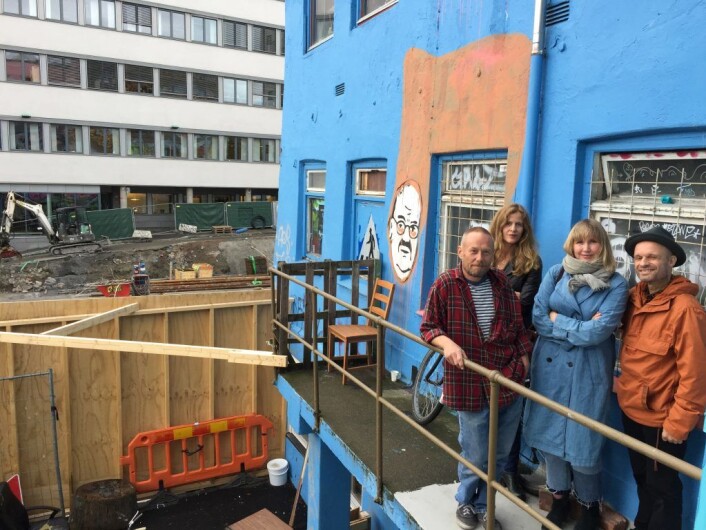 Disse personene sørger for det største nye kulturprosjektet i Oslo for tiden. I bakgrunnen skimtes byggeplassen for Vega Scene. Foto: Vegard Velle Disse personene sørger for det største nye kulturprosjektet i Oslo for tiden. I bakgrunnen skimtes byggeplassen for Vega Scene. Foto: Vegard Velle