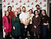Toppkandidat Siavash Mobasheri flankert av de åtte øvrige som er nominert øverst på Rødts Oslo-liste. Se hele lista i artikkelen. Foto: Rødt Oslo