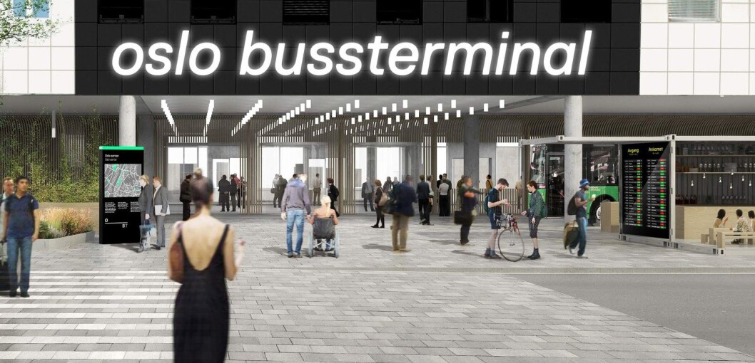 Slik skal Oslo bussterminal se ut når oppgraderingen er ferdig. Foto: Tegn_3 Slik skal Oslo bussterminal se ut når oppgraderingen er ferdig. Foto: Tegn_3