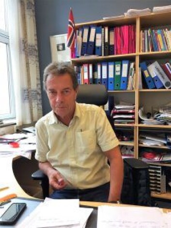 Rektor Terje Andersens kontor er flittig besøkt. Foto: Vegard Velle Rektor Terje Andersens kontor er flittig besøkt. Foto: Vegard Velle