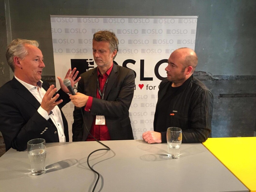 Byprat med VårtOslo om høyhus i Oslo. Foto: Vegard Velle Byprat med VårtOslo om høyhus i Oslo. Foto: Vegard Velle