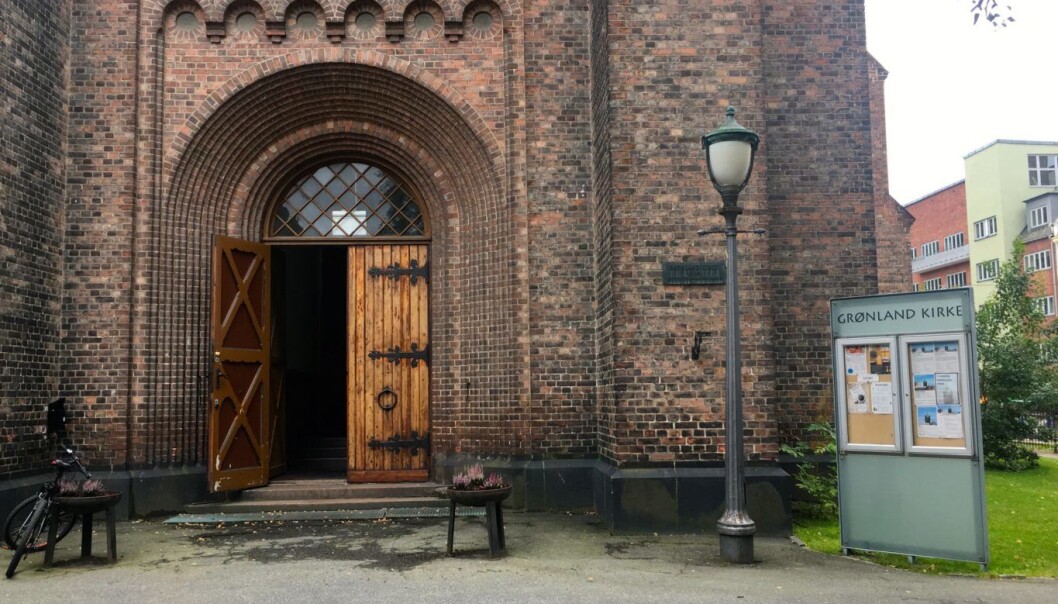 Grønland kirke. Foto: Live Drønen / VårtOslo Grønland kirke. Foto: Live Drønen / VårtOslo
