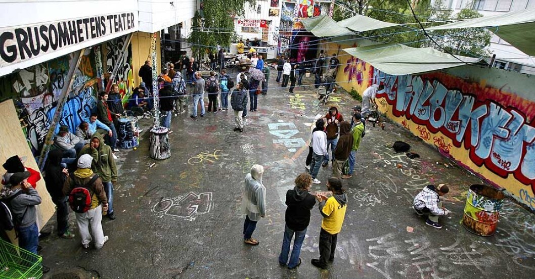 Byrådet setter i budsjettet for 2018 av 20 millioner til ferdigstillelse av kulturhallene ved Hausmania. Foto: Wikimedia Commons Byrådet setter i budsjettet for 2018 av 20 millioner til ferdigstillelse av kulturhallene ved Hausmania. Foto: Wikimedia Commons