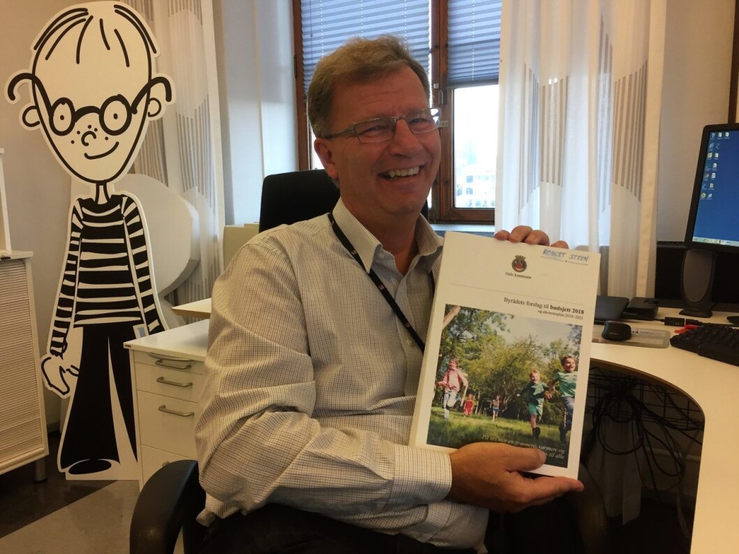 Robert Steen er oslobudsjettets festgeneral. Foto: Vegard Velle Robert Steen er oslobudsjettets festgeneral. Foto: Vegard Velle