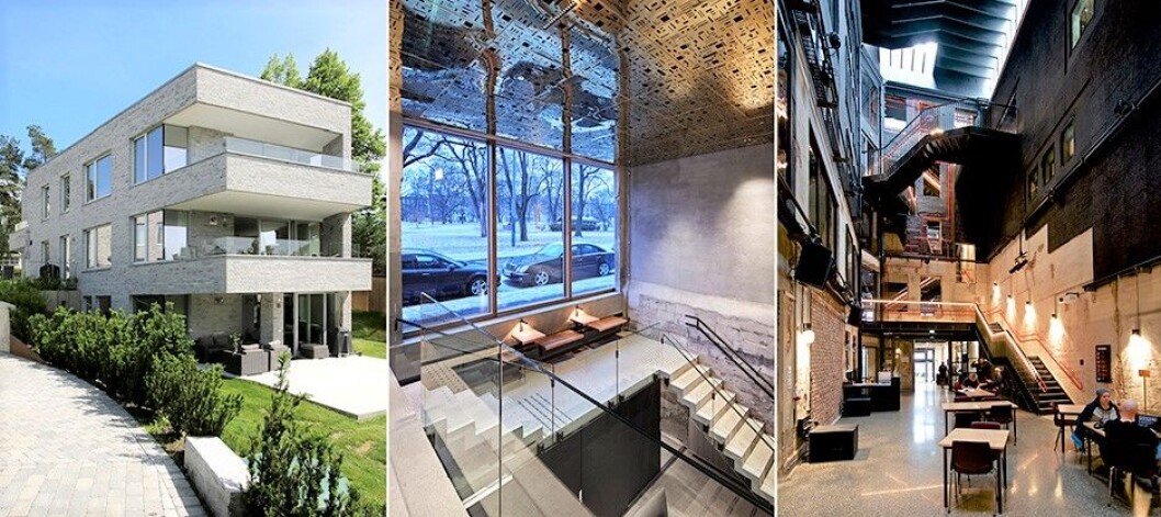 Her er bilder av de tre finalistene i kampen om å vinne Oslo bys arkitekturpris. Foto: Her er bilder av de tre finalistene i kampen om å vinne Oslo bys arkitekturpris. Foto: