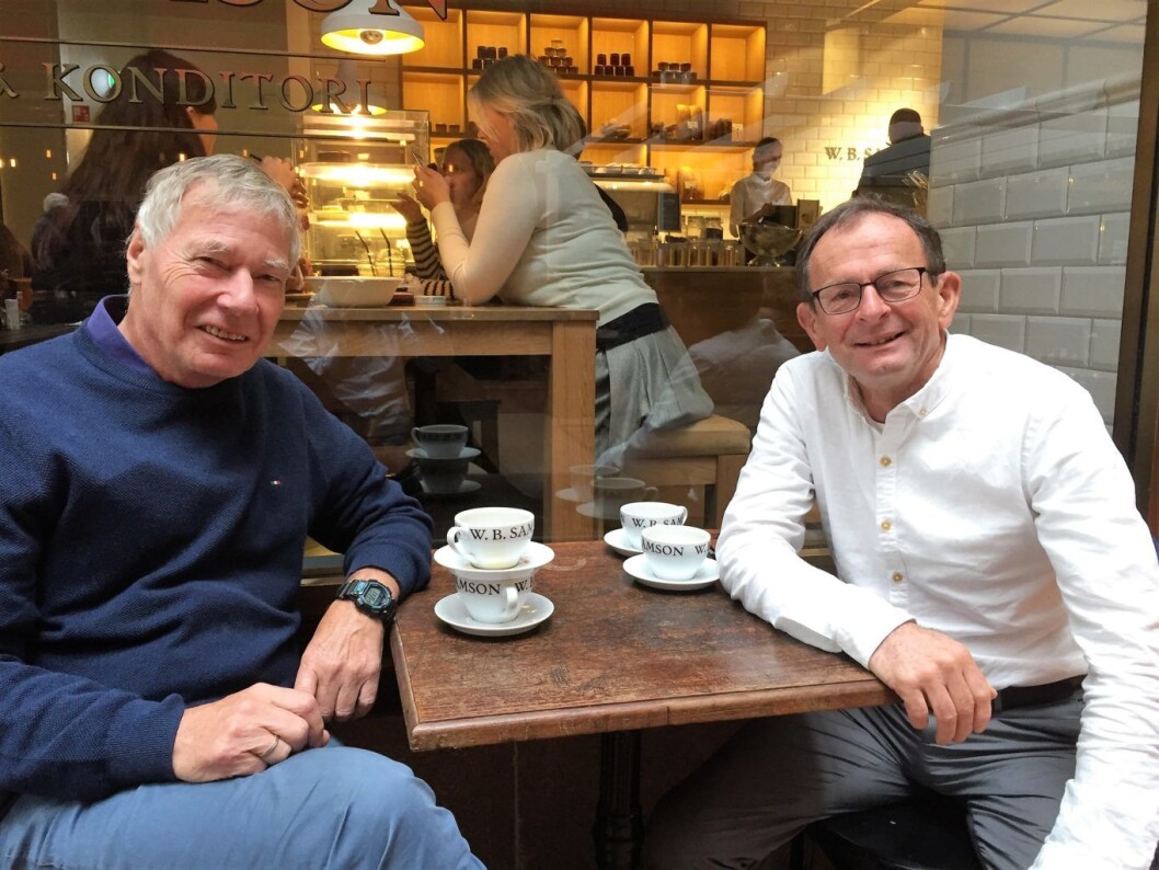 – Oslofolk kan godt jekke seg litt opp på Oslo-identiteten, slår Rune Gerhardsen og Erling Lae fast. Foto: Vegard Velle – Oslofolk kan godt jekke seg litt opp på Oslo-identiteten, slår Rune Gerhardsen og Erling Lae fast. Foto: Vegard Velle