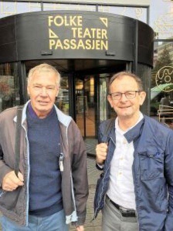 – Mediene kan godt bli flinkere til å fange opp de politiske debattene, mener Rune Gerhardsen og Erling Lae. Foto: Vegard Velle – Mediene kan godt bli flinkere til å fange opp de politiske debattene, mener Rune Gerhardsen og Erling Lae. Foto: Vegard Velle