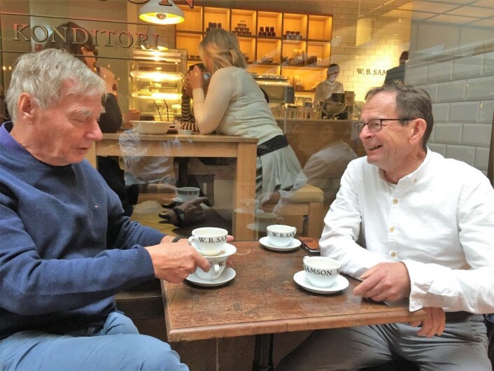 Rune Gerhardsen og Erling Lae har levd et langt liv i Oslo-politikken. Foto: Vegard Velle Rune Gerhardsen og Erling Lae har levd et langt liv i Oslo-politikken. Foto: Vegard Velle