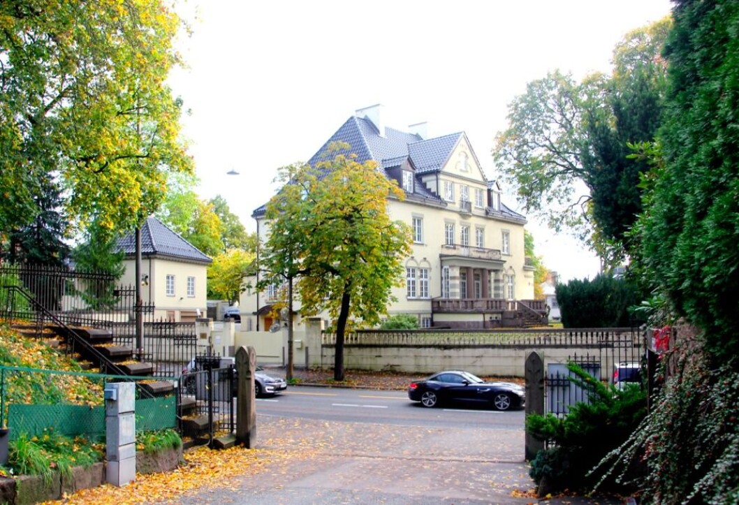 Den polske ambassaden, bygget for grosserer Strøm. Foto: Hans Magnus Borge Den polske ambassaden, bygget for grosserer Strøm. Foto: Hans Magnus Borge