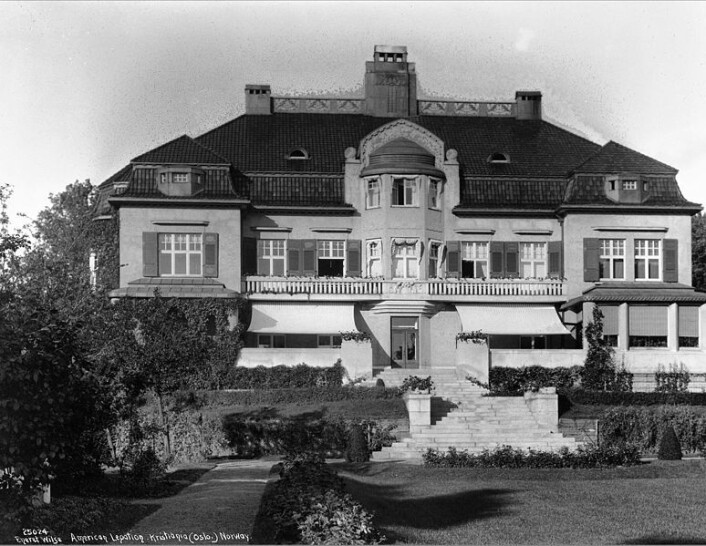 Villa Otium. Foto: Oslo Museum: image no. OB.Y2570 (Byhistorisk samling), via oslobilder.no.