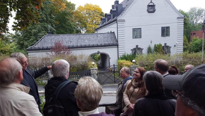 Konsul Halvorsens villa, nå finsk ambassadørresidens hvor spiren til Hjemmefronten ble lagt. Foto: Hans Magnus Borge Konsul Halvorsens villa, nå finsk ambassadørresidens hvor spiren til Hjemmefronten ble lagt. Foto: Hans Magnus Borge