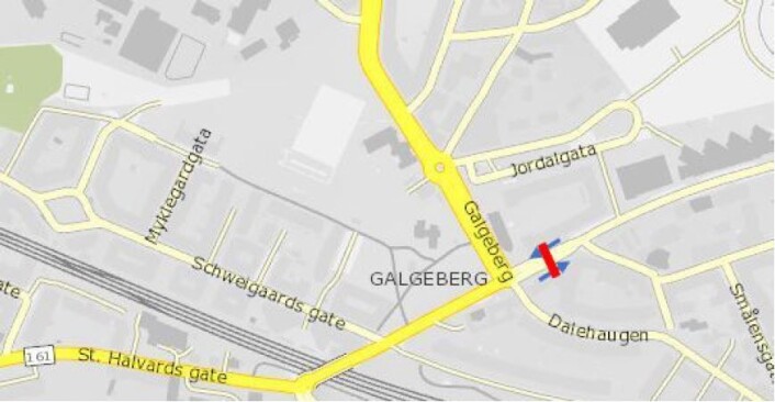 Foreslått bomstasjon i Strømsveien. Illustrasjon: Statens vegvesen Foreslått bomstasjon i Strømsveien. Illustrasjon: Statens vegvesen