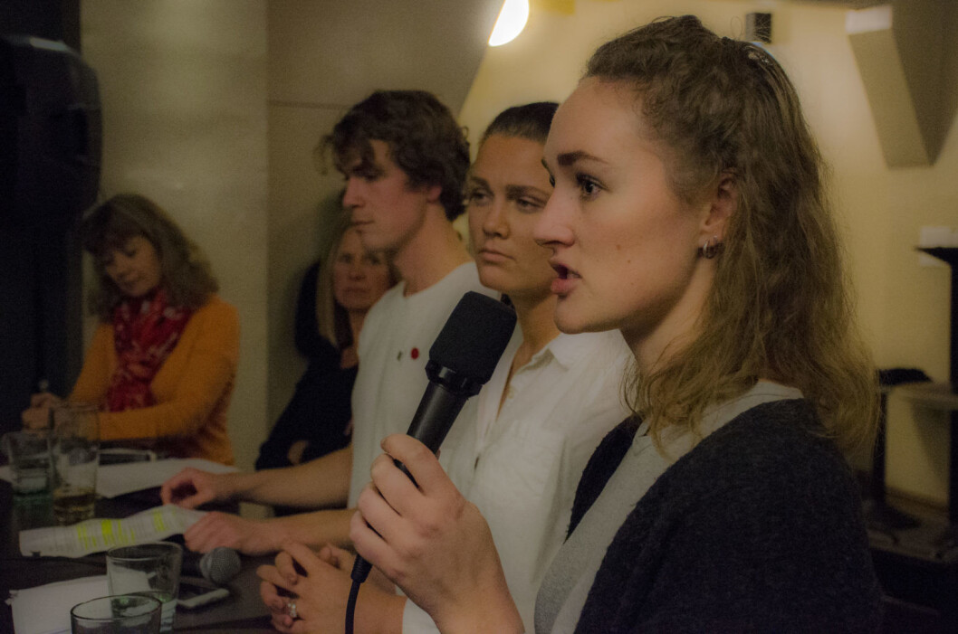 – Vi arrangerer protestfest for å mobilisere mot kuttene til Jussbuss, sier Tonje Lilaas Larsen, leder på Jussbuss. Foto: Morten Lauveng Jørgensen – Vi arrangerer protestfest for å mobilisere mot kuttene til Jussbuss, sier Tonje Lilaas Larsen, leder på Jussbuss. Foto: Morten Lauveng Jørgensen