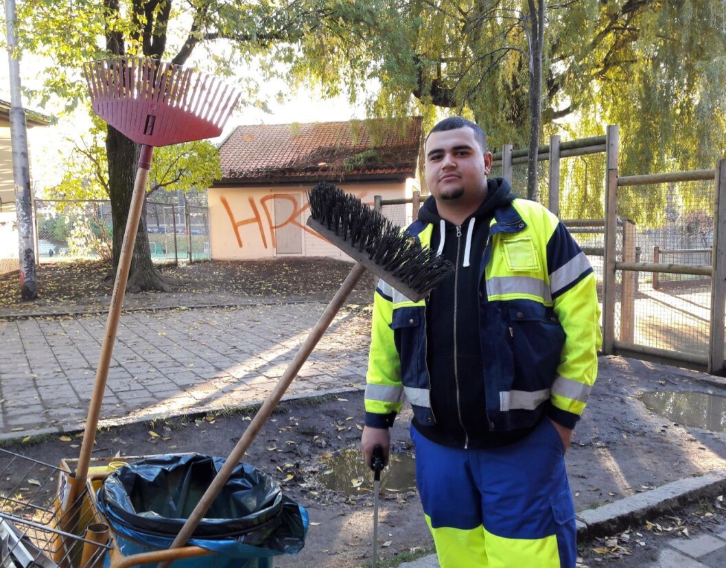 Hussein Ates ble bedt om å søke for å få plass i Ungdomsjobb-prosjektet. Foto: Anders Høilund Hussein Ates ble bedt om å søke for å få plass i Ungdomsjobb-prosjektet. Foto: Anders Høilund