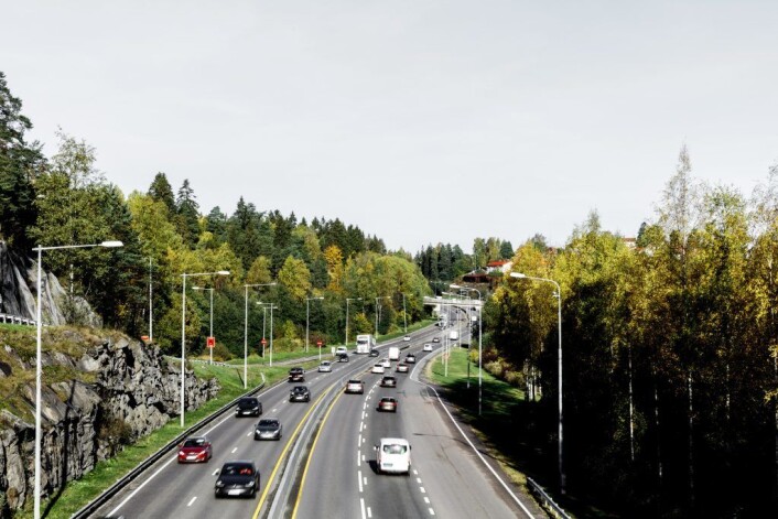 E6 ved Abildsø. Foto: Fjellinjen E6 ved Abildsø. Foto: Fjellinjen