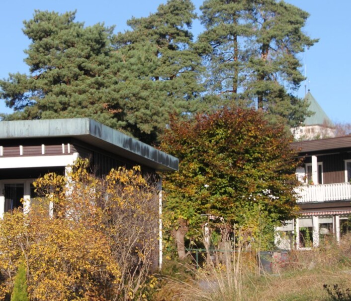General Bjørn Egge hadde god utsikt til Gimle fra sin egen bolig. Foto: Hans Magnus Borge General Bjørn Egge hadde god utsikt til Gimle fra sin egen bolig. Foto: Hans Magnus Borge