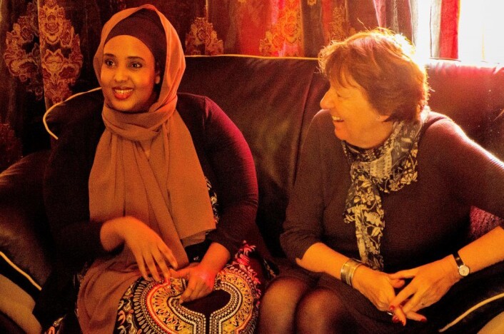 Amal Farah er ikke bare firebarnsmor, pleieassistent og student. Hun er også styreleder i borettslaget. Foto: Morten Lauveng Jørgensen Amal Farah er ikke bare firebarnsmor, pleieassistent og student. Hun er også styreleder i borettslaget. Foto: Morten Lauveng Jørgensen