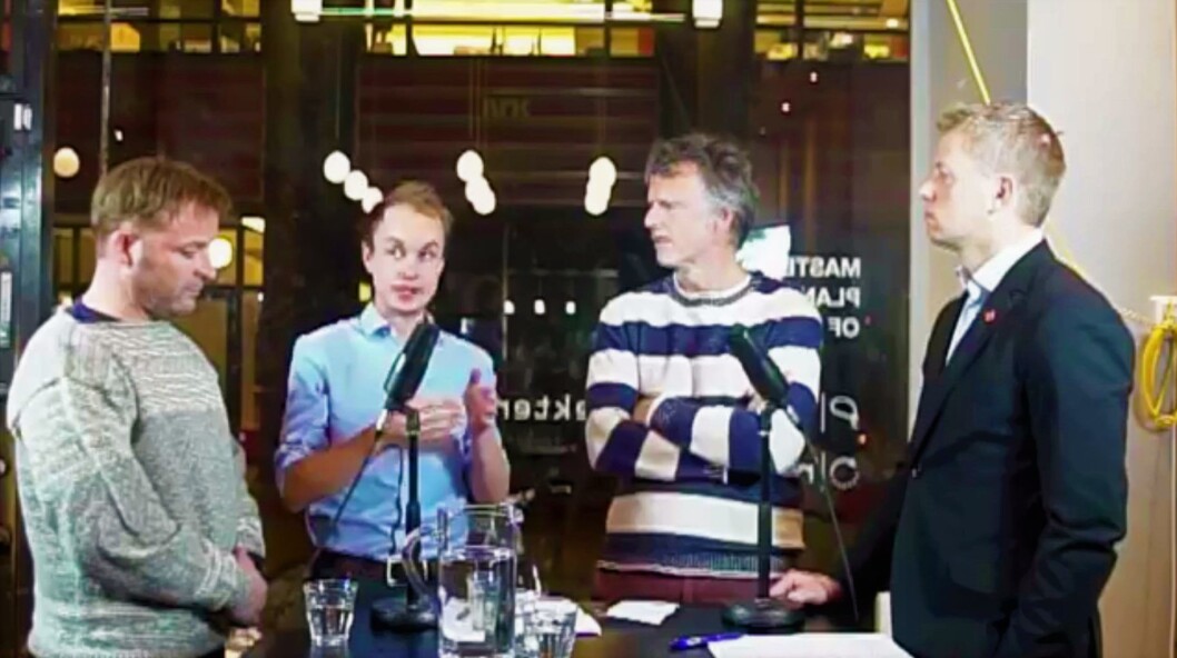 Byprat-panelet diskuterer rushtidsavgift, bomring og bilfritt sentrum. Byprat-panelet diskuterer rushtidsavgift, bomring og bilfritt sentrum.