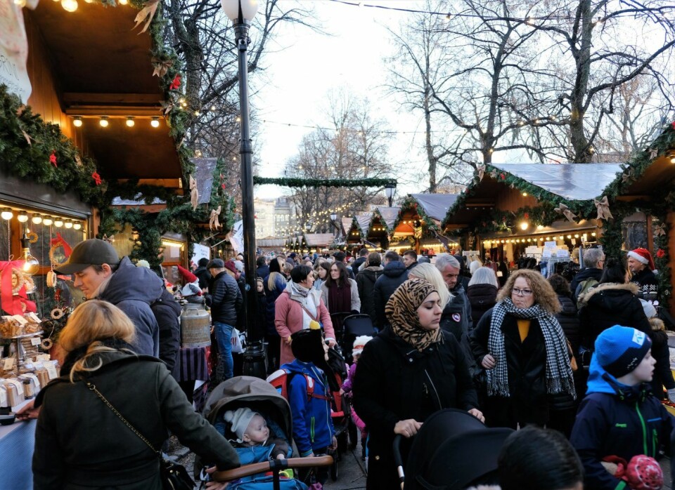 Julemarkedet i Spikersuppa er et sikkert juletegn. Foto: Christian Boger