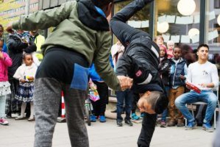 Capoeira på Tøyenfest. Foto: Oda Berby Capoeira på Tøyenfest. Foto: Oda Berby