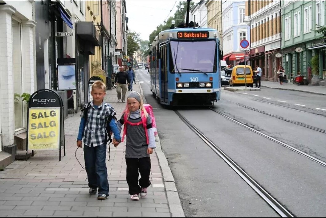 Det blir gratis kollektivtrafikk for barn opp til seks år i Oslo. Foto: Sporveien Det blir gratis kollektivtrafikk for barn opp til seks år i Oslo. Foto: Sporveien