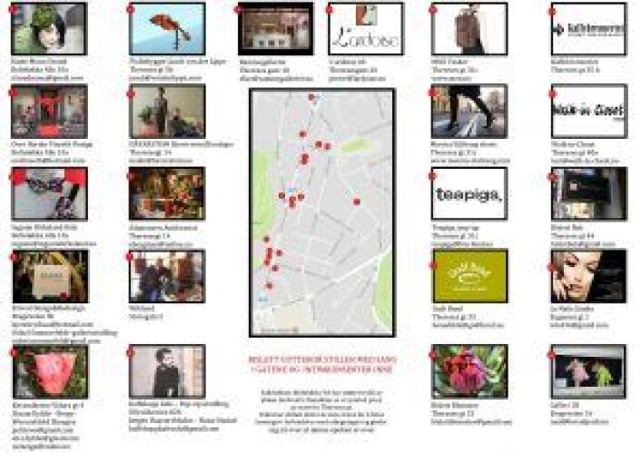 22 atelierer, butikker og spisesteder ble med på Kreativ Runddans, "et symbol på en ny start for Thereses gate". 22 atelierer, butikker og spisesteder ble med på Kreativ Runddans, "et symbol på en ny start for Thereses gate".