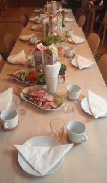 Frokost på Heimatt. Foto: Irina Tanase Frokost på Heimatt. Foto: Irina Tanase