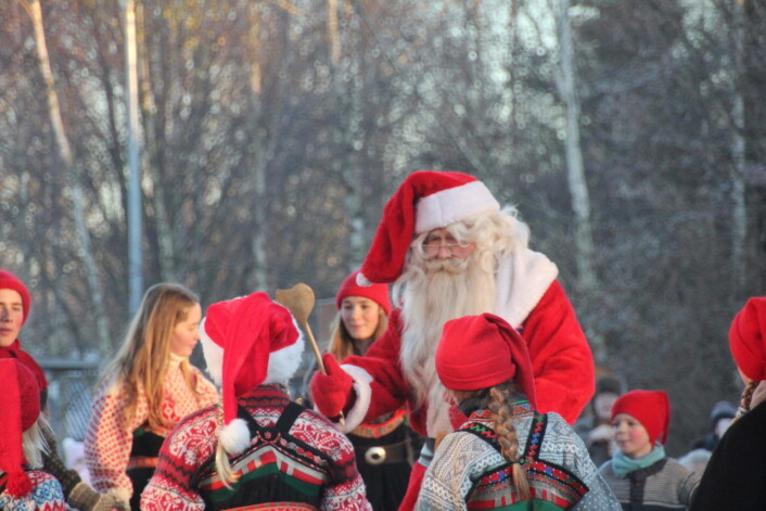 Julenissen på julemarkedet på Norsk folkemuseum i desember. Her kalles han Museumsnissen. Foto: Hans Magnus Borge Julenissen på julemarkedet på Norsk folkemuseum i desember. Her kalles han Museumsnissen. Foto: Hans Magnus Borge