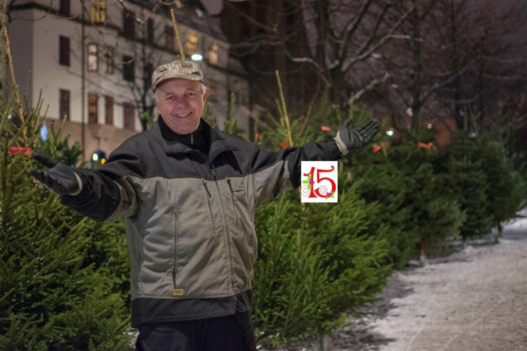 Når Ole-Petter Sæby dukker opp, er det klart for jul på Frogner. Foto: Morten Lauveng Jørgensen Når Ole-Petter Sæby dukker opp, er det klart for jul på Frogner. Foto: Morten Lauveng Jørgensen