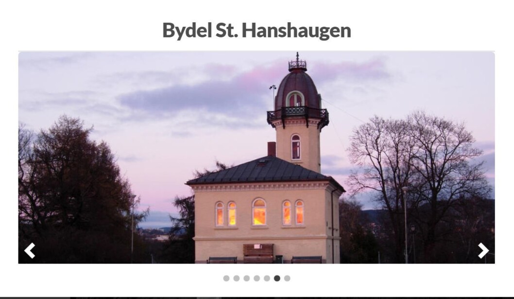 Skjermdump fra bydel St. Hanshaugens hjemmeside. Skjermdump fra bydel St. Hanshaugens hjemmeside.