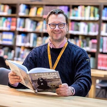 Knut Skansen er hovedstadens nye biblioteksjef. Foto: Christian Clausen, Deichman Knut Skansen er hovedstadens nye biblioteksjef. Foto: Christian Clausen, Deichman