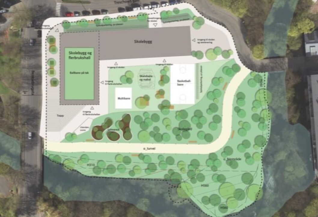 Plan- og bygningsetatens alternative forslag til omregulering av Treschows gate 16 ble vedtatt denne uka. Foto: Skjermdump, Oslo kommune, plan- og bygningsetaten Plan- og bygningsetatens alternative forslag til omregulering av Treschows gate 16 ble vedtatt denne uka. Foto: Skjermdump, Oslo kommune, plan- og bygningsetaten