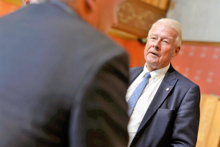 Carl I. Hagen mener Rødt spiller på folks misunnelse. Foto: Christian Vassdal Carl I. Hagen mener Rødt spiller på folks misunnelse. Foto: Christian Vassdal