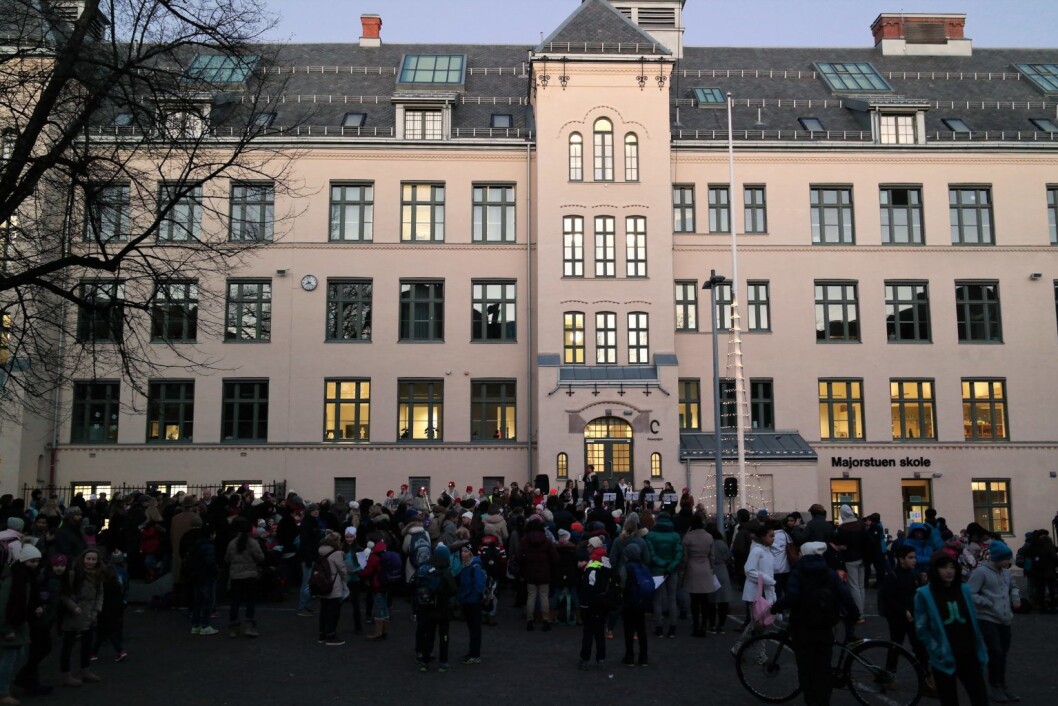Artikkelforfatteren mener Høyre svartmalen tilstanden i Oslo-skolen. Foto: Utdanningsetaten Artikkelforfatteren mener Høyre svartmalen tilstanden i Oslo-skolen. Foto: Utdanningsetaten