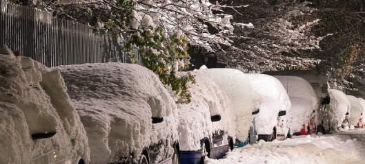 Store mengder snø kan skape dårlig fremkommelighet tirsdag morgen