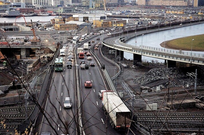 Rushtrafikken i Oslo. Foto: Jørgen Schyberg / Flickr Rushtrafikken i Oslo. Foto: Jørgen Schyberg / Flickr